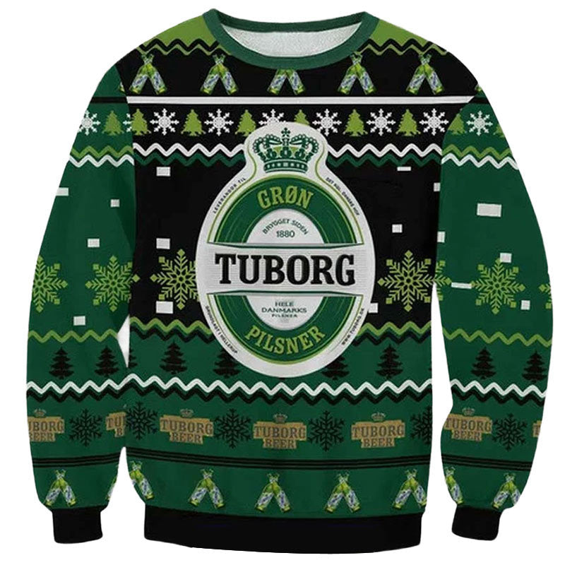3D Fun Printed Christmas Ugly Sweatshirt Series 027