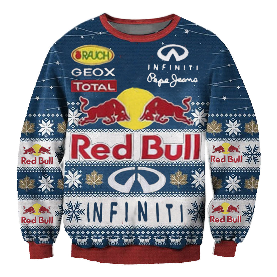 3D Fun Printed Christmas Ugly Sweatshirt Series 036