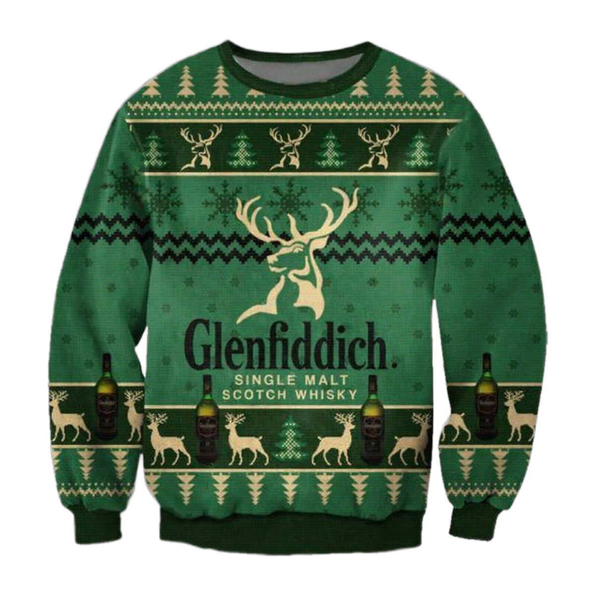 3D Fun Printed Christmas Ugly Sweatshirt Series 062