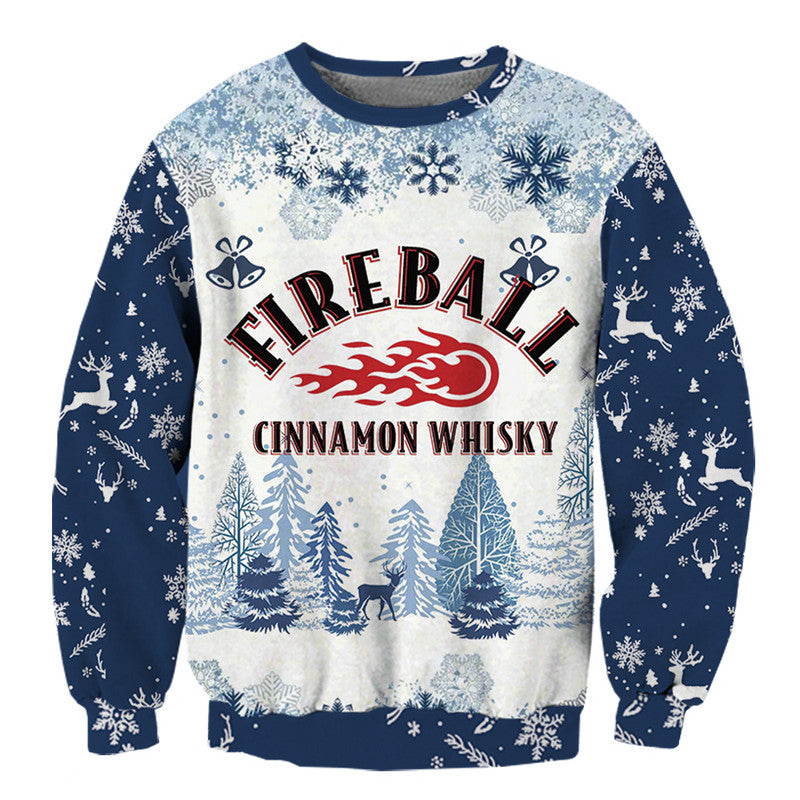 3D Fun Printed Christmas Ugly Sweatshirt Series 088