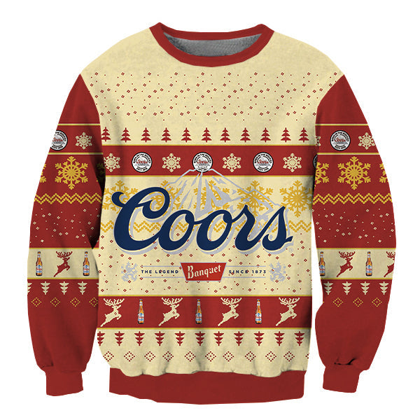 3D Fun Printed Christmas Ugly Sweatshirt Series 099