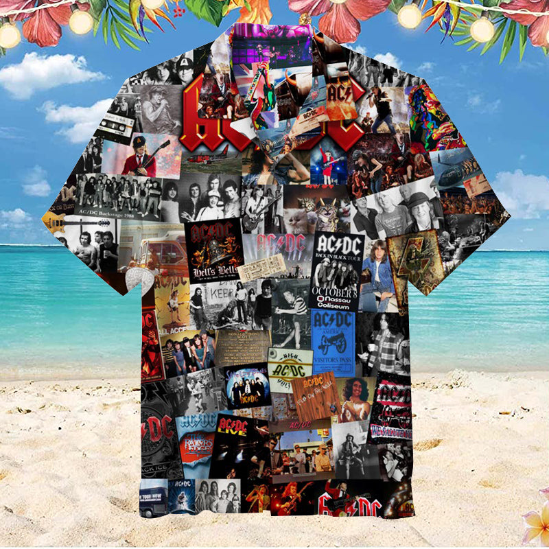 AC/DC - One of The Most Famous Rock Bands of All Time Unisex Hawaiian Shirt