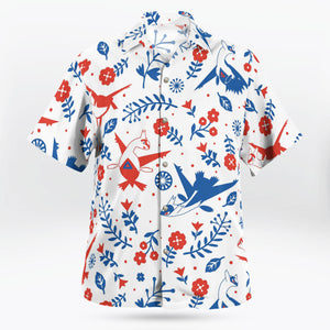 Anime Pokemon Aloha Latias Latios Hawaiian Shirt