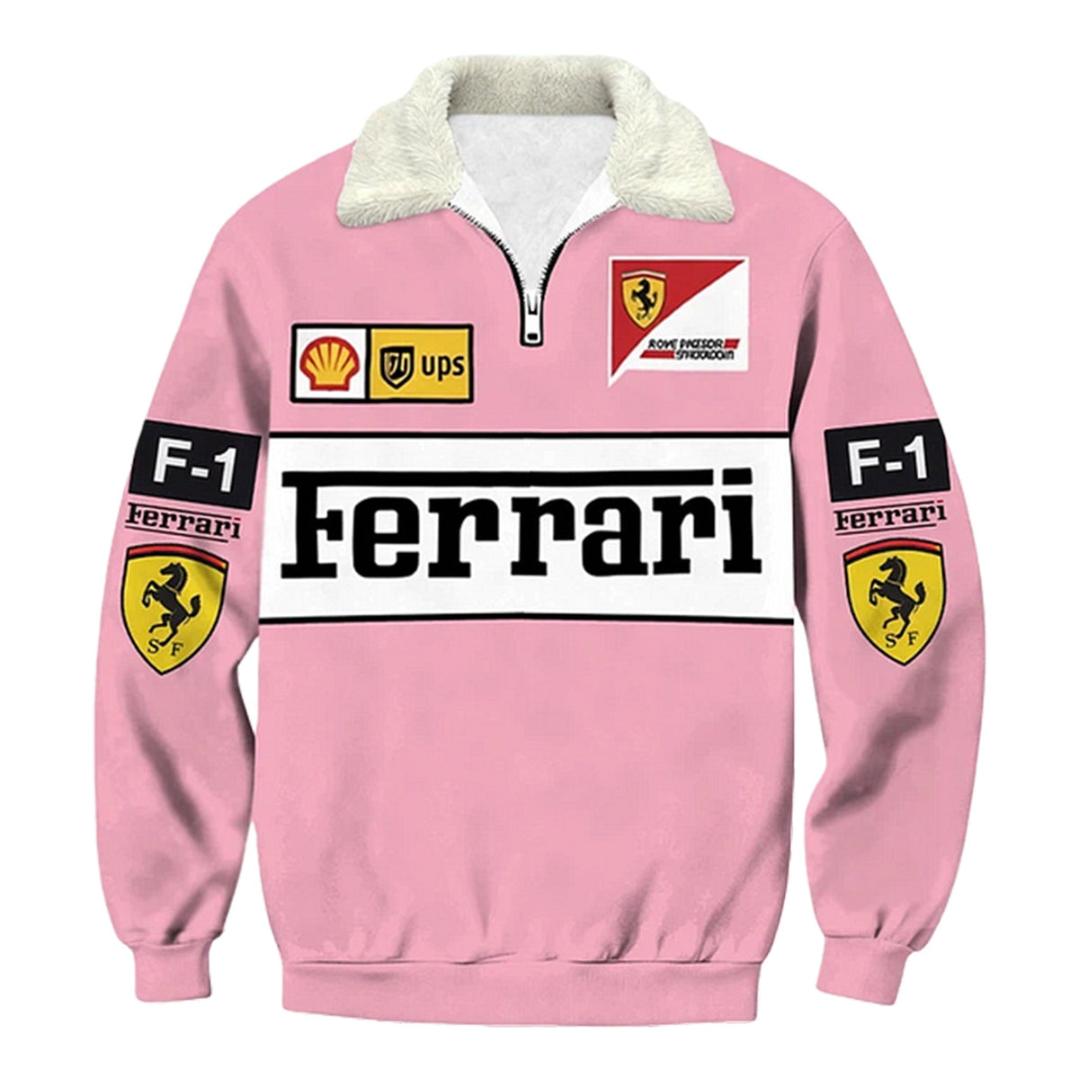 Auto Racing style Quarter Zip Sweatshirt Edition 10