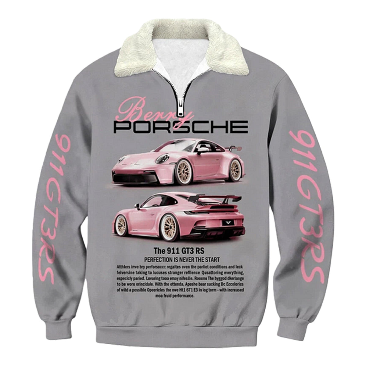 Auto Racing style Quarter Zip Sweatshirt Edition 5