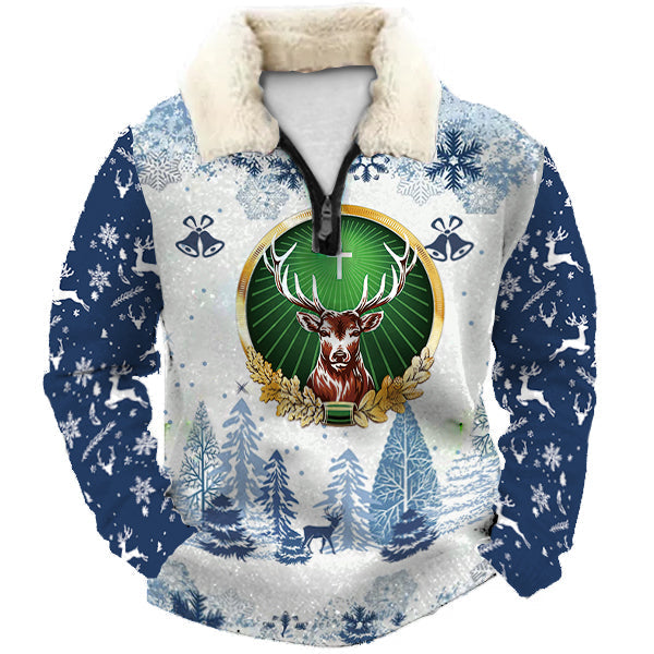 Christmas Ugly Quarter Zip Sweatshirt Collection 199