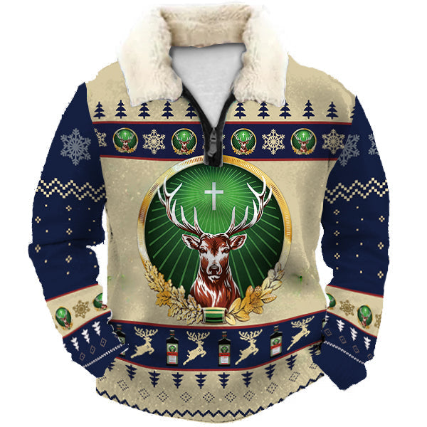 Christmas Ugly Quarter Zip Sweatshirt Collection 206