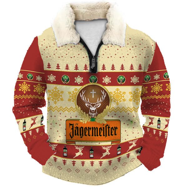 Christmas Ugly Quarter Zip Sweatshirt Collection 210