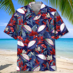 Colorful Nature Rugby Hawaiian Shirt