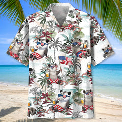 Funny Trash Team America Hawaiian Shirt