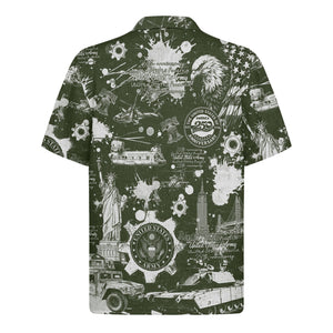 Military Hawaiian Shirt, US Army America 250th Anniversary Aloha Shirt