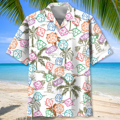 Palm Tree Dice Hawaiian Shirt