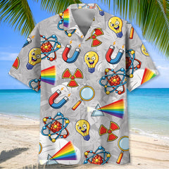 Physics Symbol Hawaiian Shirt