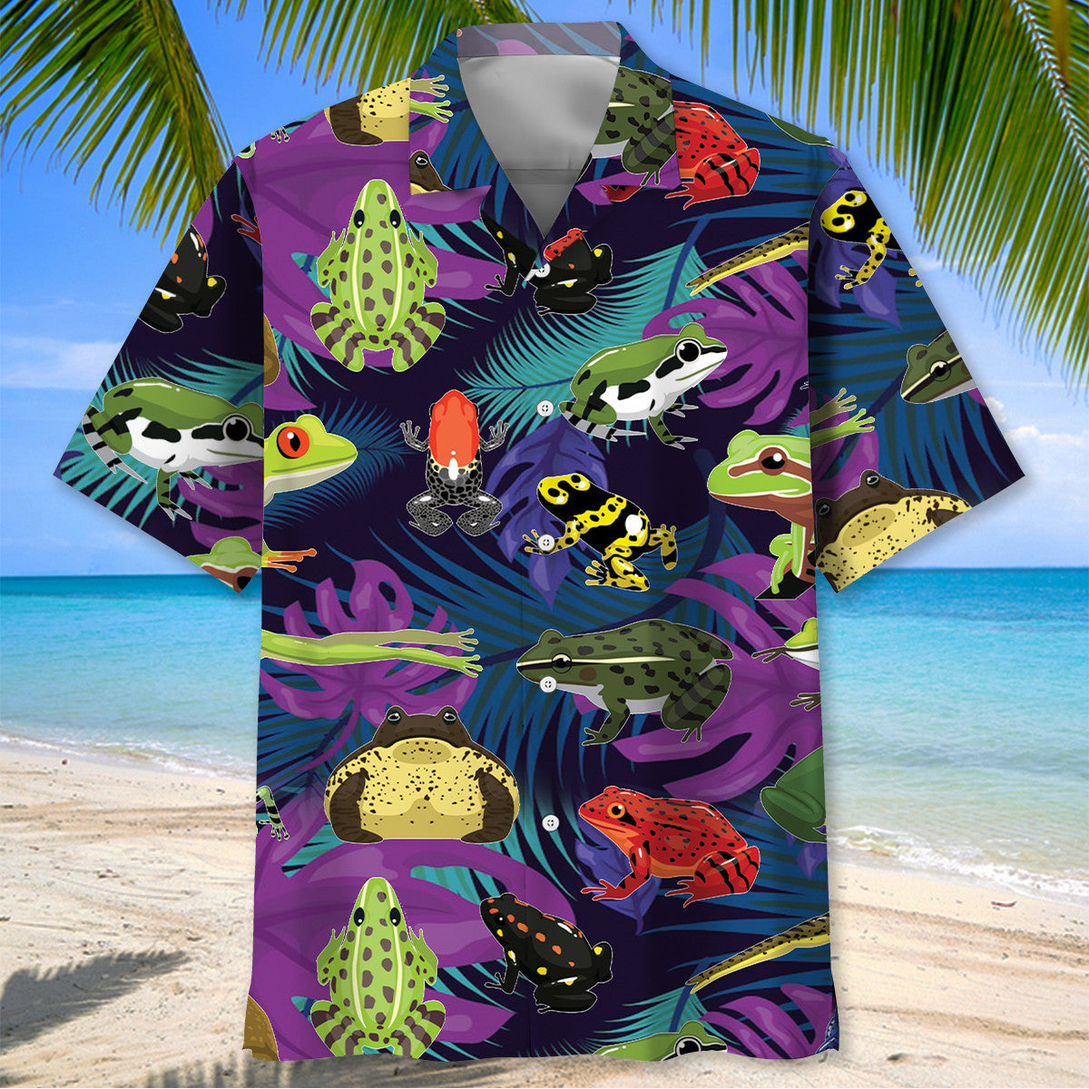 Tropical Frog Hawaiian Shirt