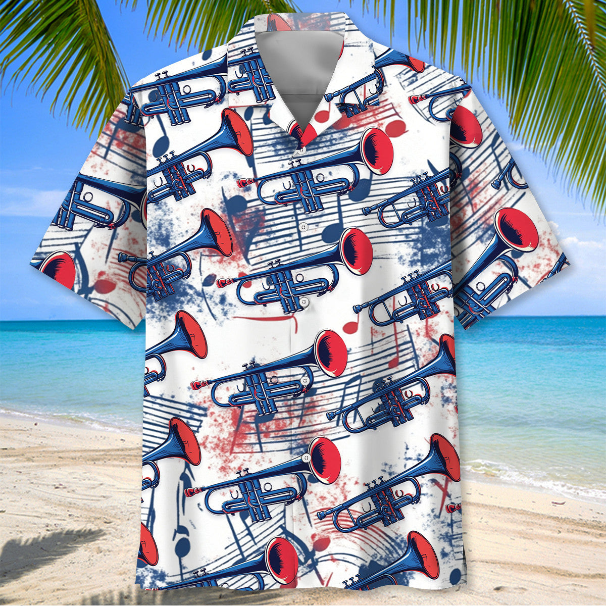 Trumpet USA Hawaiian Shirt