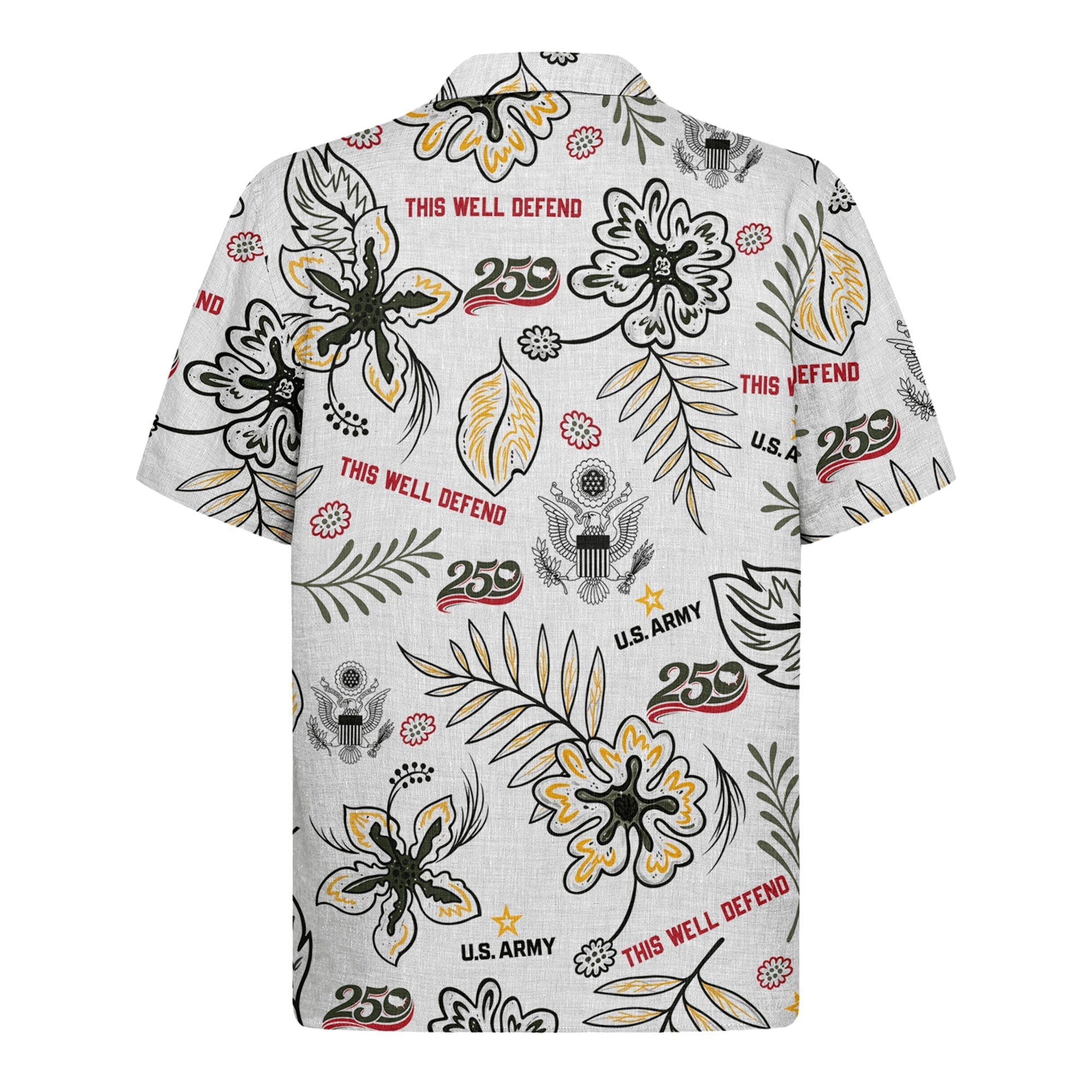US Army 250th Anniversary Shirt, America 1776–2026 Patriotic Hawaiian Shirt