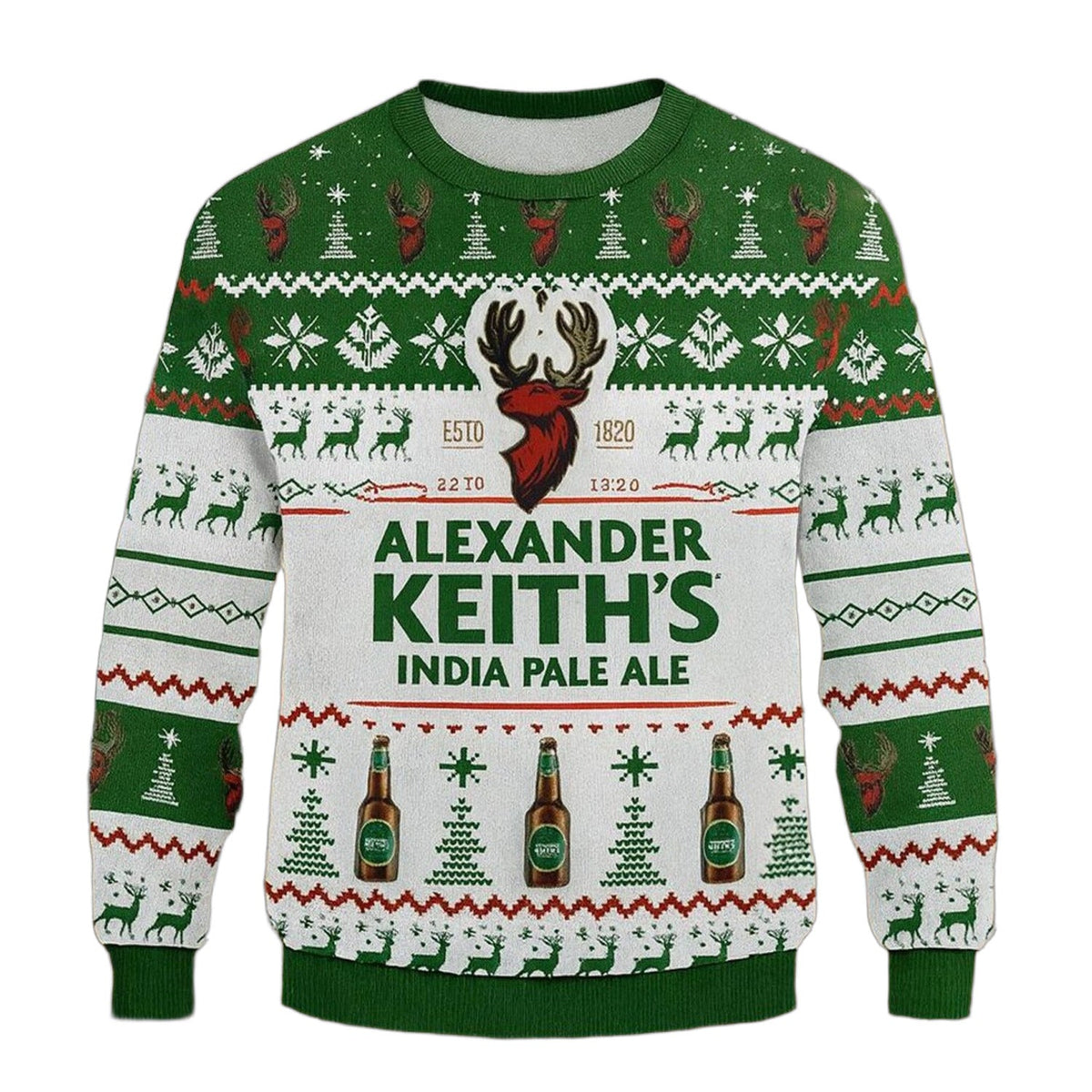3D Fun Printed Christmas Ugly Sweatshirt Series 032