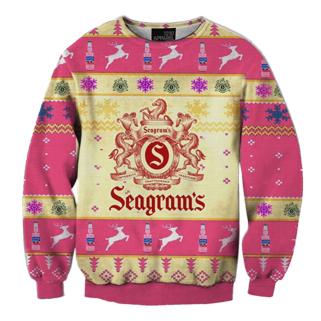 3D Fun Printed Christmas Ugly Sweatshirt Series 033