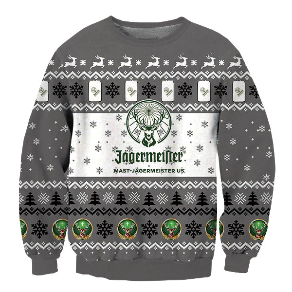 3D Fun Printed Christmas Ugly Sweatshirt Series 037
