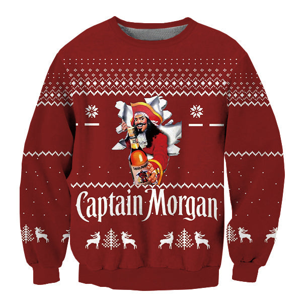 3D Fun Printed Christmas Ugly Sweatshirt Series 058