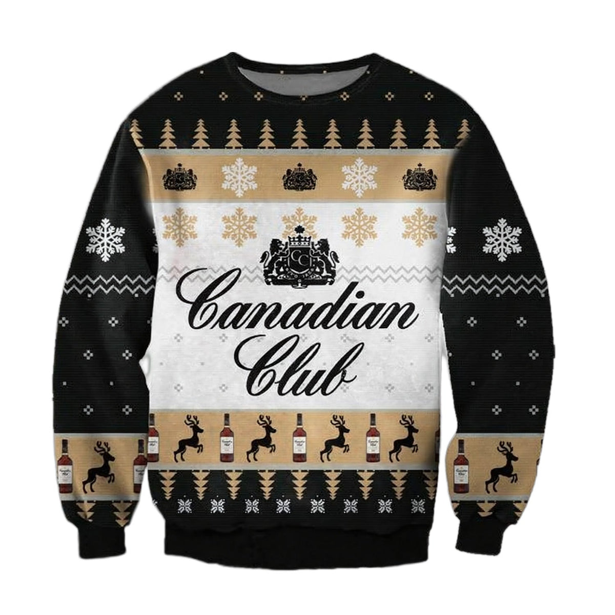 3D Fun Printed Christmas Ugly Sweatshirt Series 068