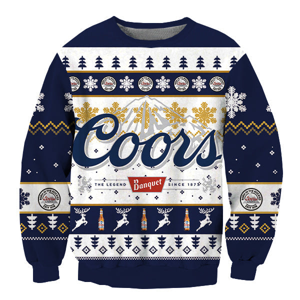 3D Fun Printed Christmas Ugly Sweatshirt Series 083
