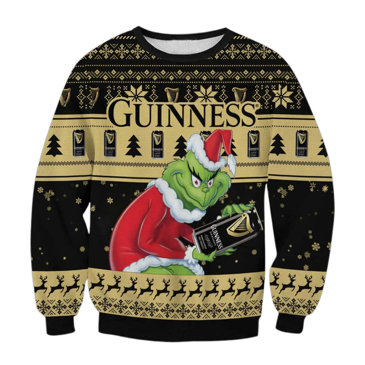 3D Fun Printed Christmas Ugly Sweatshirt Series 096