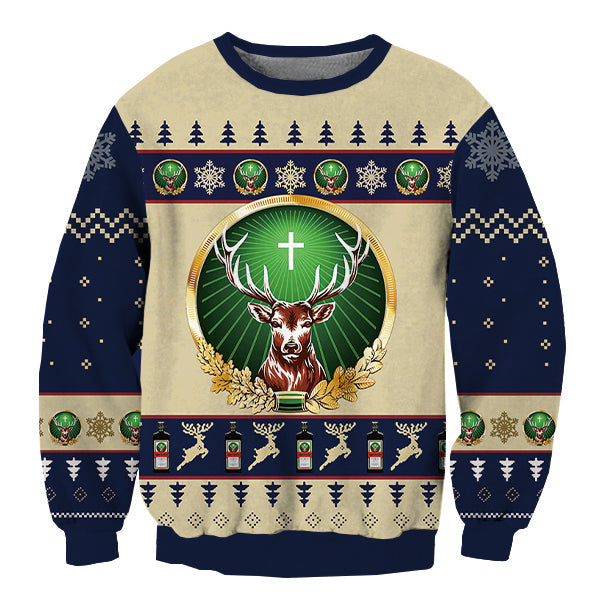 3D Fun Printed Christmas Ugly Sweatshirt Series 097