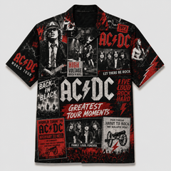 AC/DC Greatest Tour Moments Hawaiian Shirt