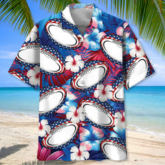 America Rugby Hawaiian Shirt