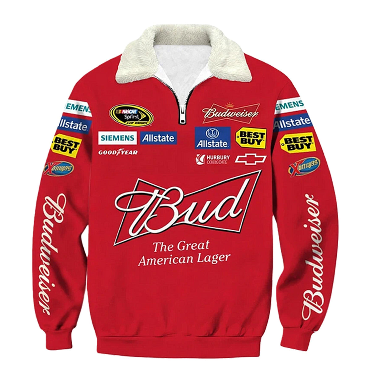 Auto Racing style Quarter Zip Sweatshirt Edition 12