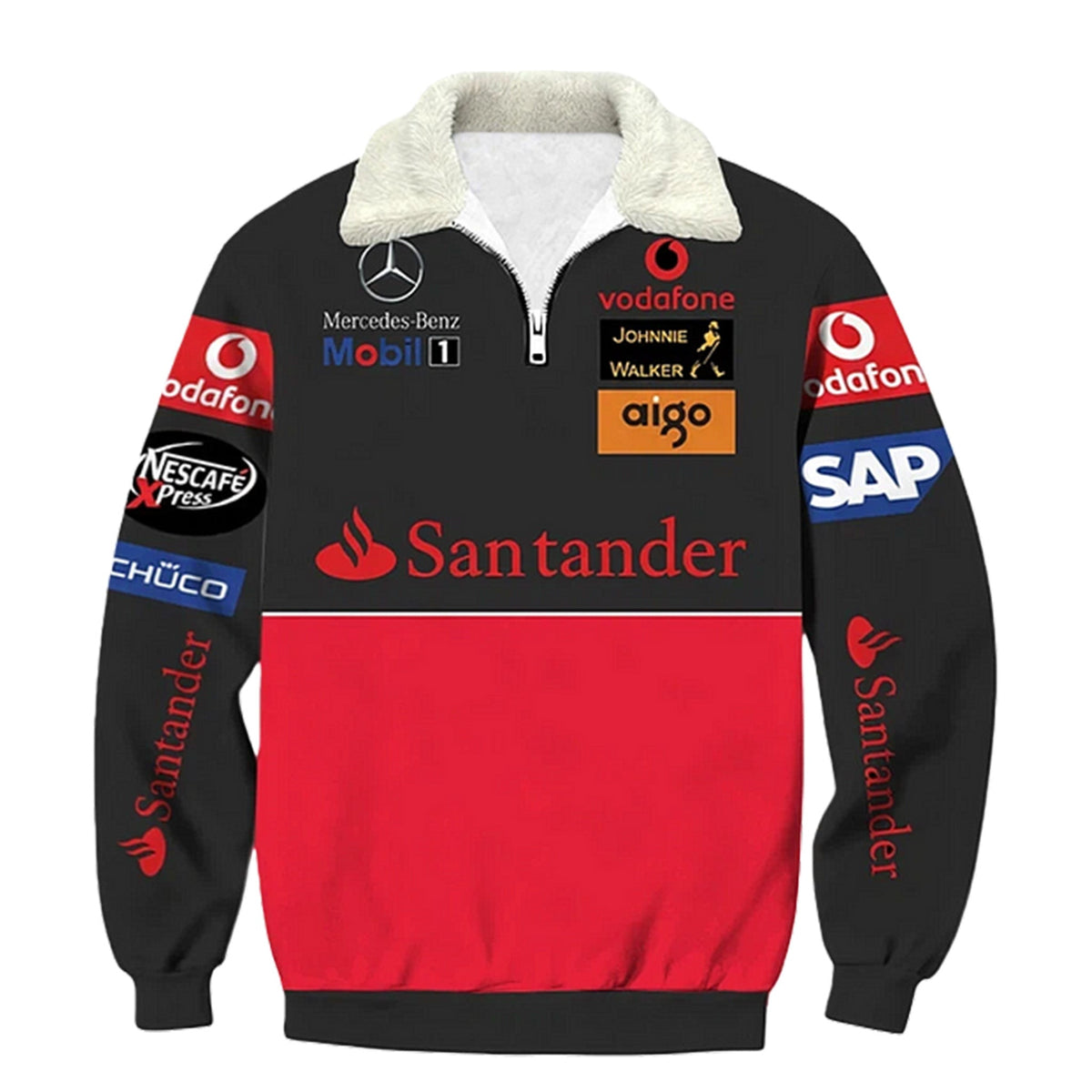 Auto Racing style Quarter Zip Sweatshirt Edition 16