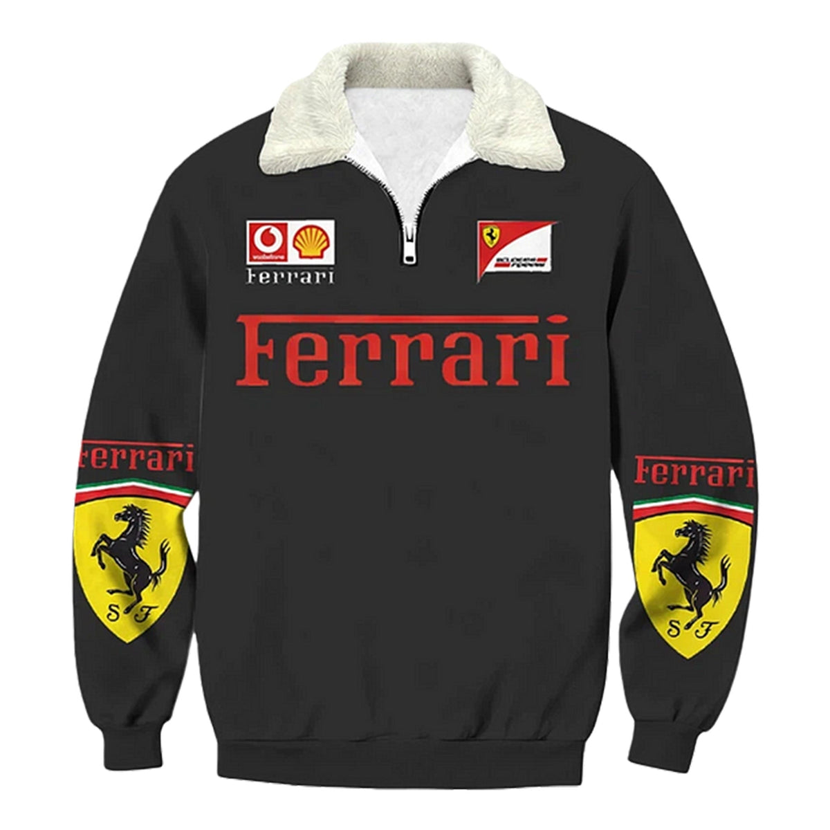 Auto Racing style Quarter Zip Sweatshirt Edition 17