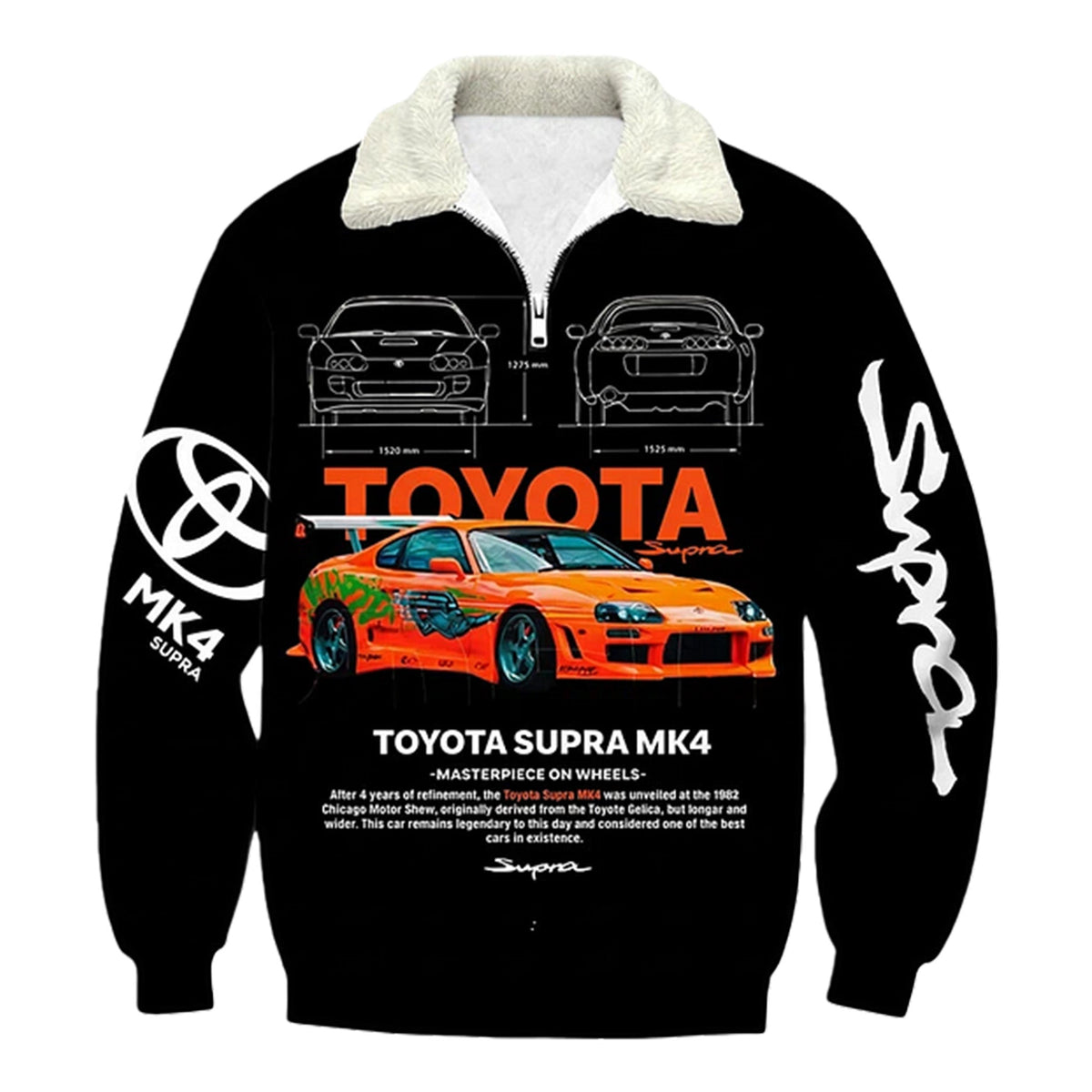 Auto Racing style Quarter Zip Sweatshirt Edition 20