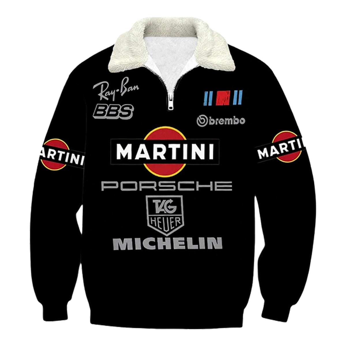 Auto Racing style Quarter Zip Sweatshirt Edition 25