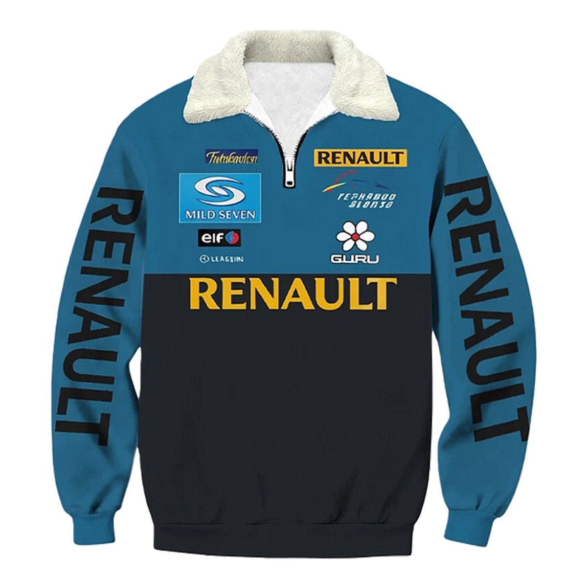 Auto Racing style Quarter Zip Sweatshirt Edition 3