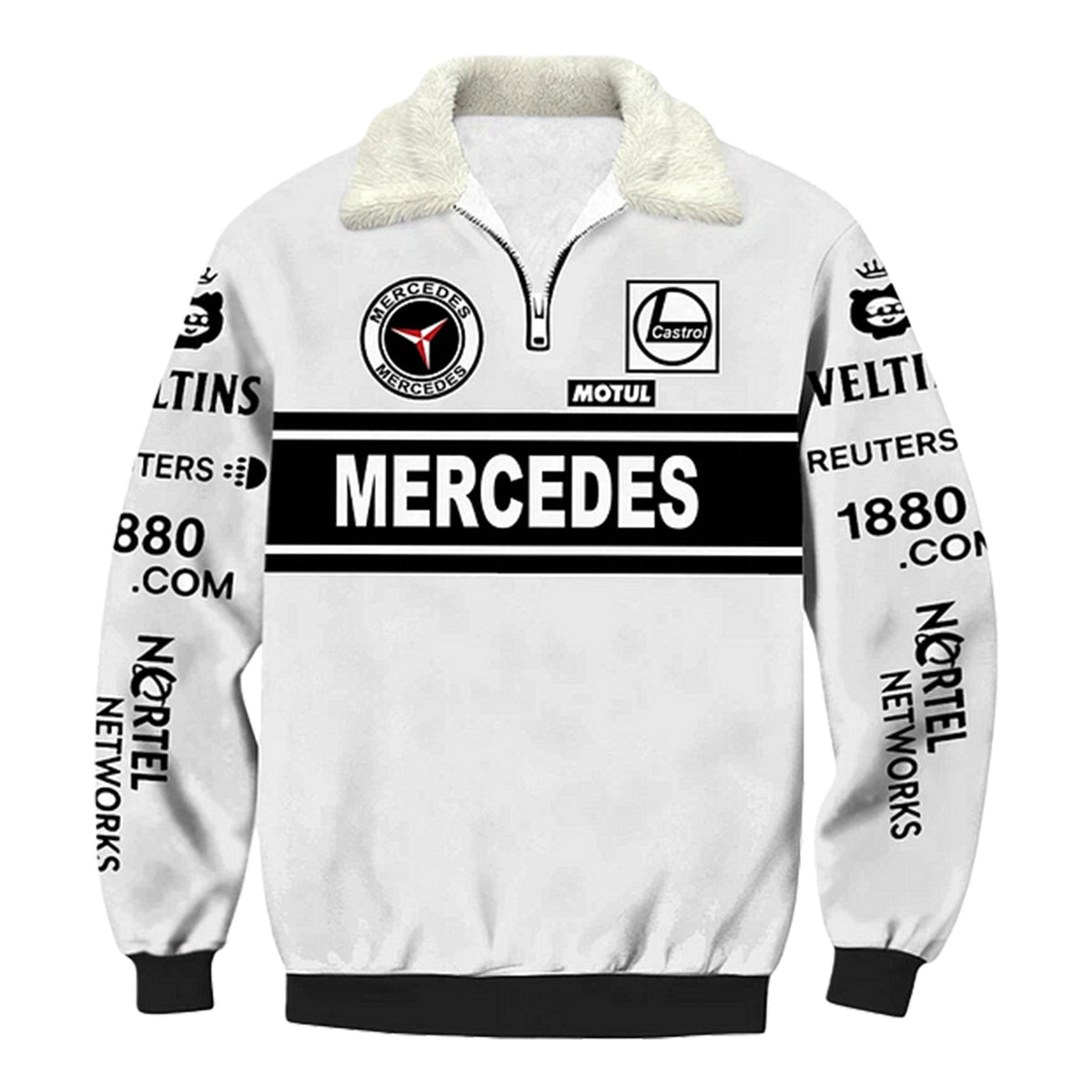 Auto Racing style Quarter Zip Sweatshirt Edition 9