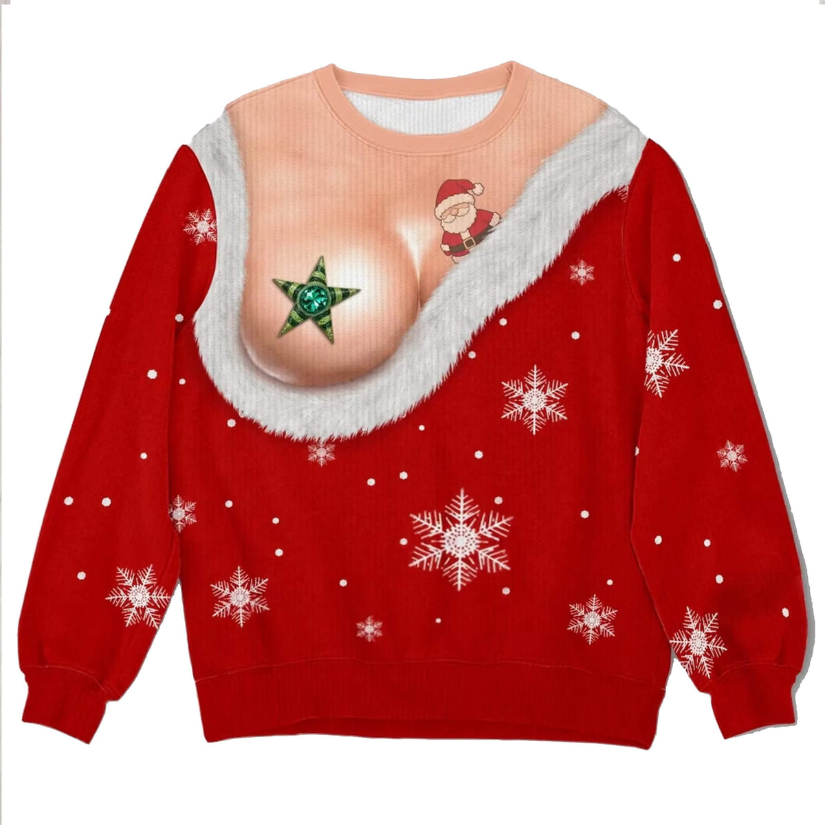 Cadeau Noël Humour Pour Femme Ugly Sweatshirt