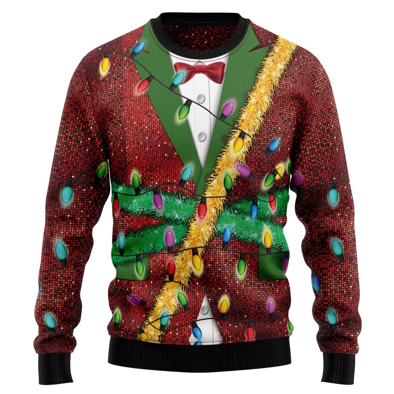 Christmas Light Ugly Sweater