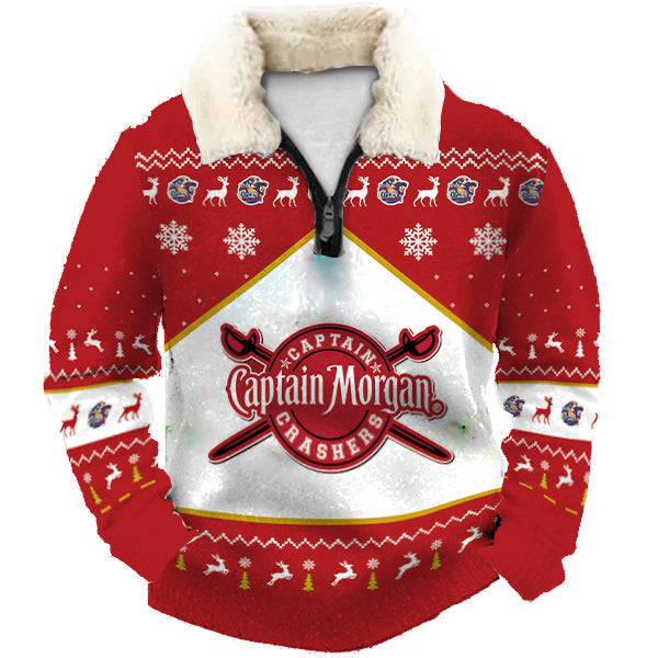 Christmas Ugly Quarter Zip Sweatshirt Collection 117