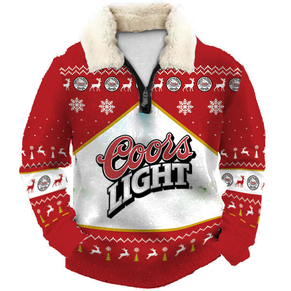 Christmas Ugly Quarter Zip Sweatshirt Collection 190