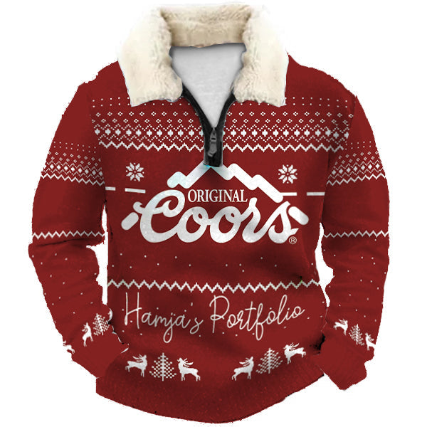 Christmas Ugly Quarter Zip Sweatshirt Collection 191