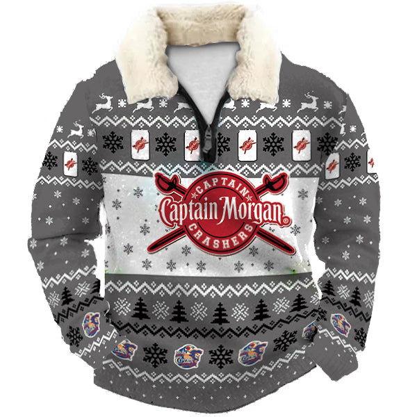 Christmas Ugly Quarter Zip Sweatshirt Collection 195