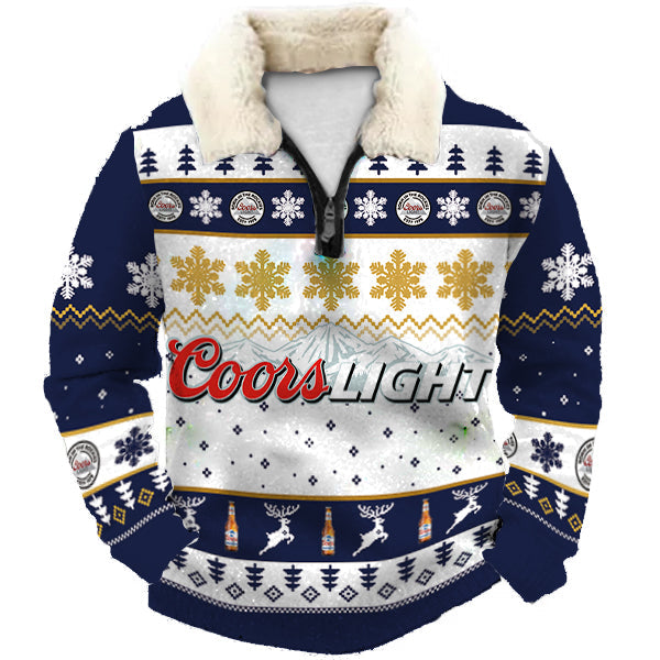 Christmas Ugly Quarter Zip Sweatshirt Collection 202