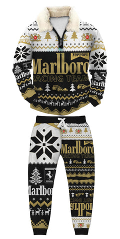 Christmas Ugly Quarter Zip Sweatshirt & Sweatpant Set Edition229