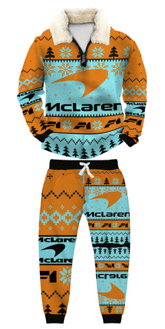 Christmas Ugly Quarter Zip Sweatshirt & Sweatpant Set Edition230