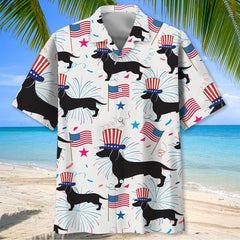 Dachshund USA Proud Hawaiian Shirt