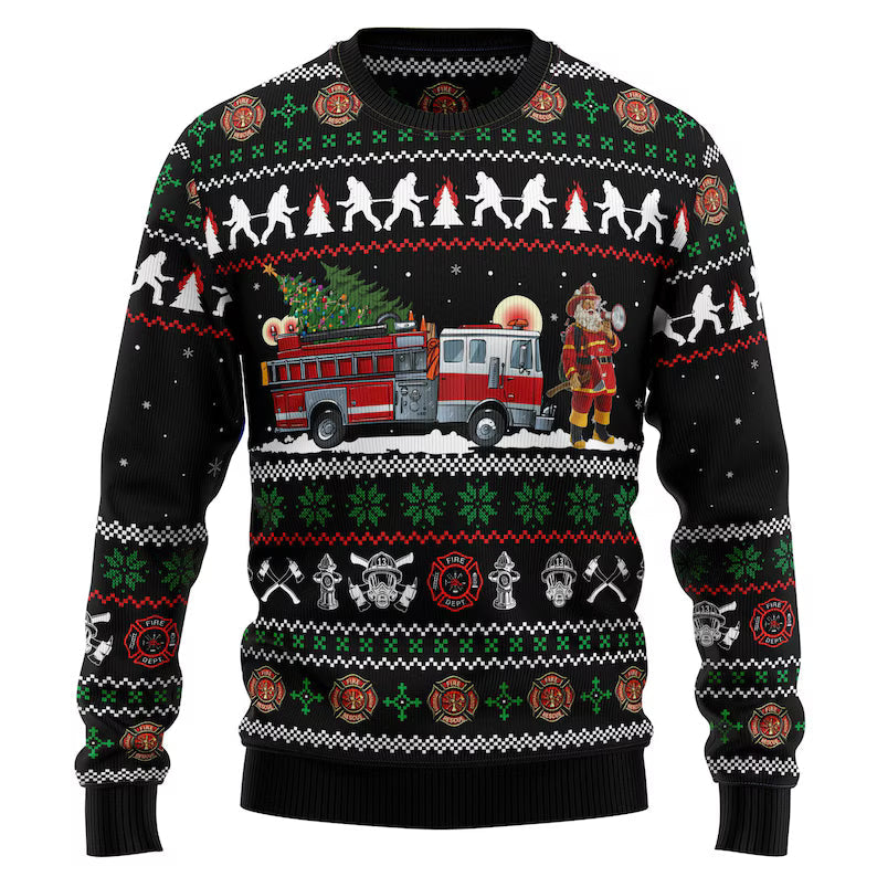 Firefighter Ugly Sweater