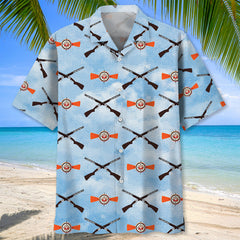 Helice Shooting Blue Sky Hawaiian Shirt