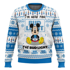 Mickey I’m Here For The Bud Light Ugly Sweater